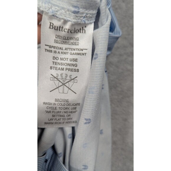 Buttercloth Men Shirt 3XL‎ Icy Cloth Flip Cuff Button All Over Logo Long Sleeve - Picture 13 of 15